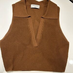 Babaton Ribbed Crop Top for Sale- Aritzia!